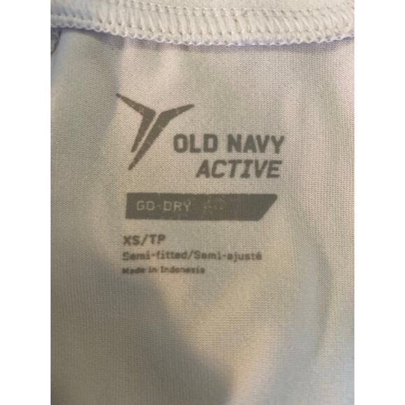 White athletic Old Navy top long sleeved Size XS - Picture 5 of 6